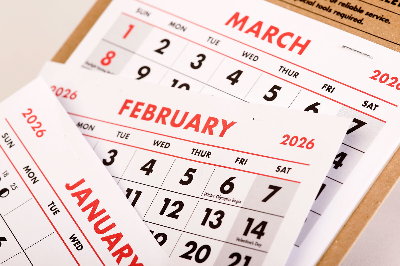 Calendário EAD